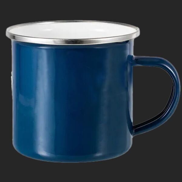 Dark Blue Enamel Mug Thumbnail