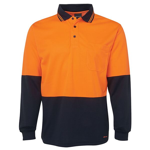 JB's WEAR Hi Vis L/S Trad Polo Thumbnail