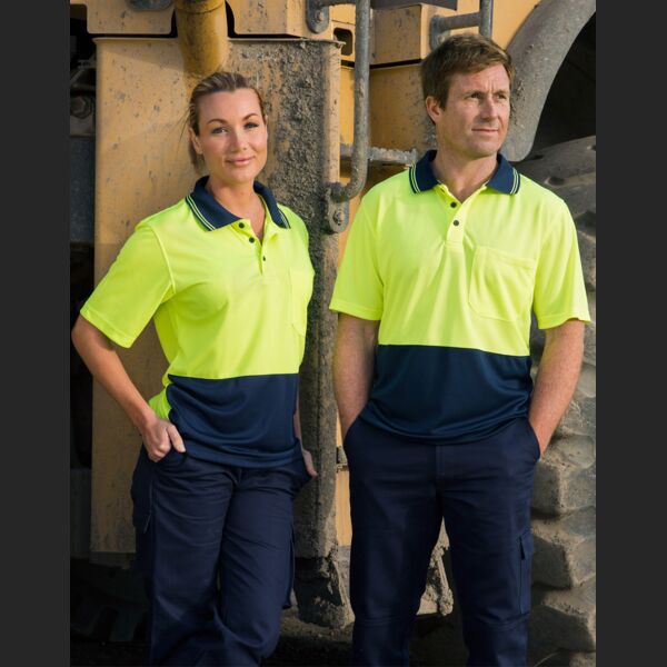 WINNING SPIRIT High Visibility CoolDry Short Sleeve Polo Thumbnail