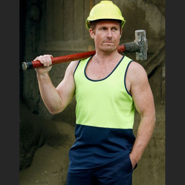 WINNING SPIRIT Hi-Vis SAFETY SINGLET Thumbnail