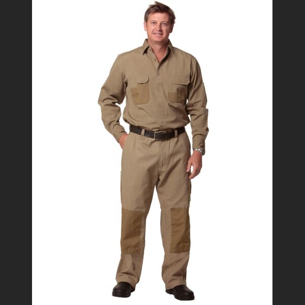 WINNING SPIRIT Durable Long Sleeve Work Shirt Thumbnail