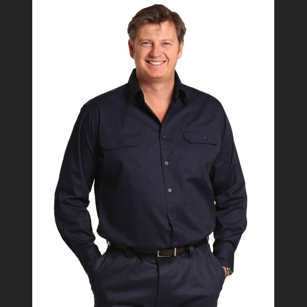 WINNING SPIRIT Cotton Work Shirt Thumbnail