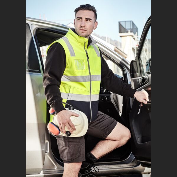 SYZMIK Unisex Hi Vis Softshell Vest Thumbnail